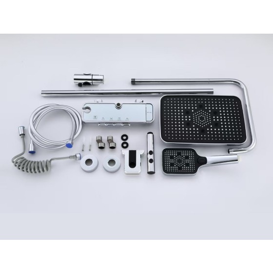 N38  Chrome shower set  STOCK